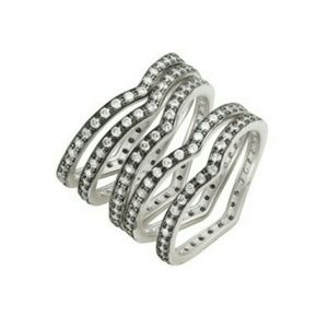 ⬇💲250❕ Freida Rothman 5 Stackable Rings